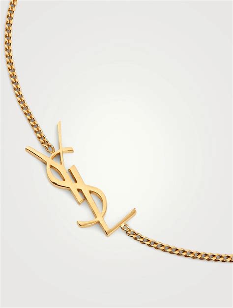 yves saint laurent matching bracelet|Saint Laurent necklaces.